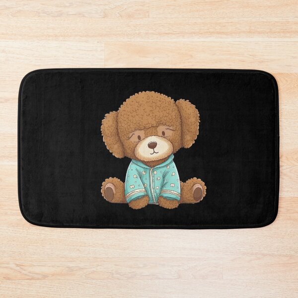 Item preview, Bedtime bear ready for bed wearing pyjamas sleeping cute animal pajamas designed and sold by AnimalArtPhotos.