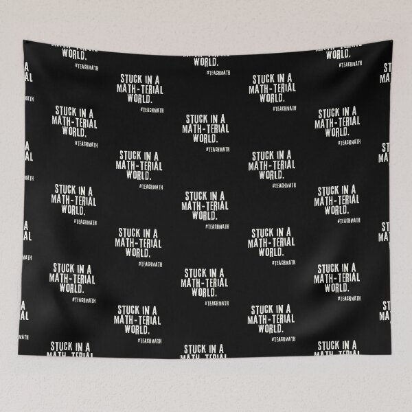 Item preview, Math Teacher Quote  designed and sold by superteachers.