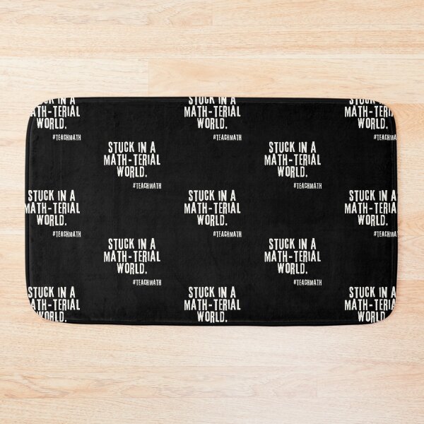 Item preview, Math Teacher Quote  designed and sold by superteachers.