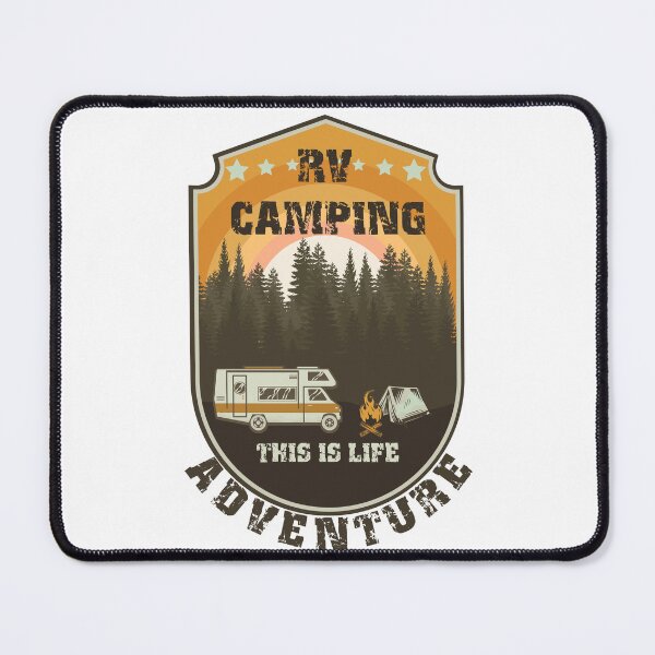 Item preview,  RV Camping Life vintage funny quote, funny retro RV camping designed and sold by HomeCoquette.