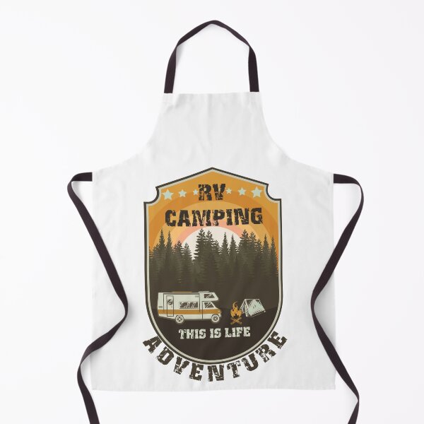 Item preview, RV Camping Life cita divertida vintage, divertido camping retro RV designed and sold by HomeCoquette.