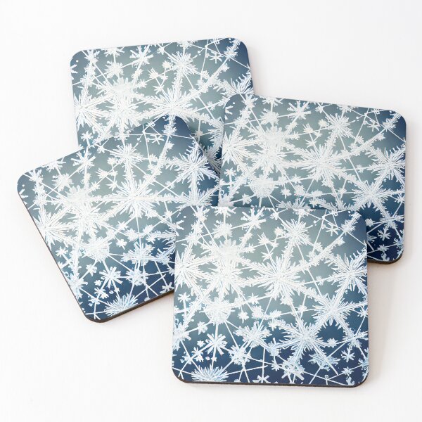 Item preview, Abstract Ice Snowflake Pattern designed and sold by threlando.
