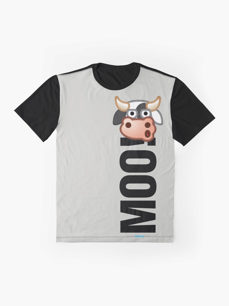 Alternate view of MOO! (Text) Graphic T-Shirt