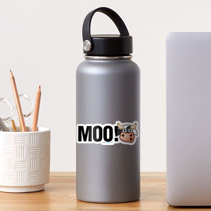 MOO! (Text) Sticker