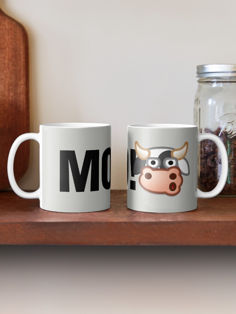 Alternate view of MOO! (Text) Mug