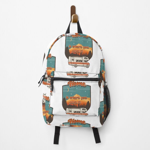 Item preview, El hogar es donde lo estacionas, cita divertida vintage de RV Camping Life, divertido camping retro de RV designed and sold by HomeCoquette.