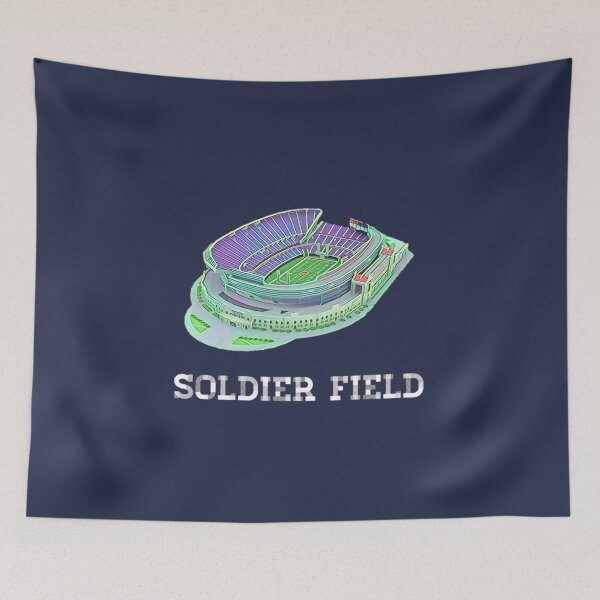 Item preview, Soldier Field ( Chicago Bears ) - Available on socks and more designed and sold by Dude  Stuff.