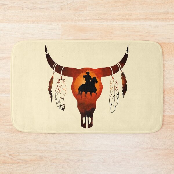 Item preview, Cowboy and bull skull designed and sold by Selfion.