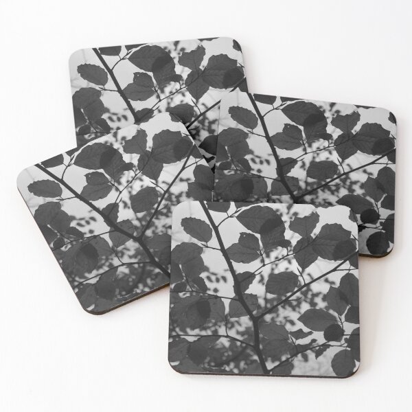 Item preview, Autumnal Tree Canopy black and white Buncrana Donegal designed and sold by eddiebarronshop.
