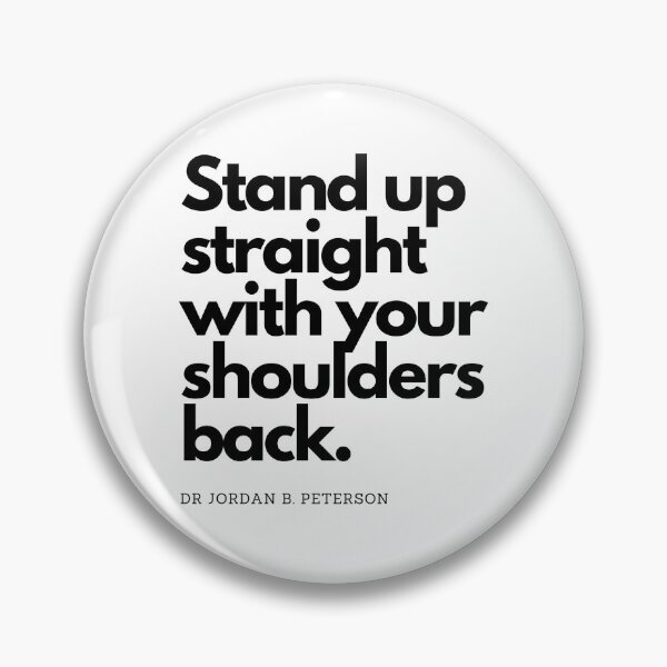 Item preview, Stand up straight - Jordan Peterson 12 rules for life Tee designed and sold by RunningJoke.