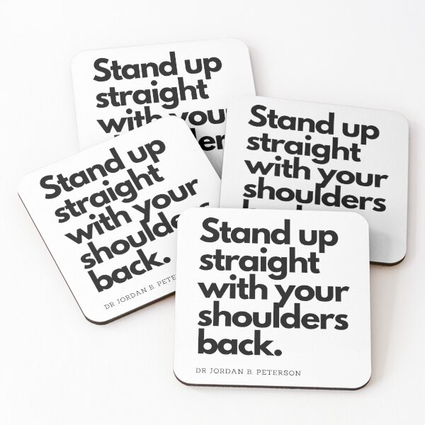 Item preview, Stand up straight - Jordan Peterson 12 rules for life Tee designed and sold by RunningJoke.