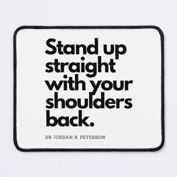 Item preview, Stand up straight - Jordan Peterson 12 rules for life Tee designed and sold by RunningJoke.