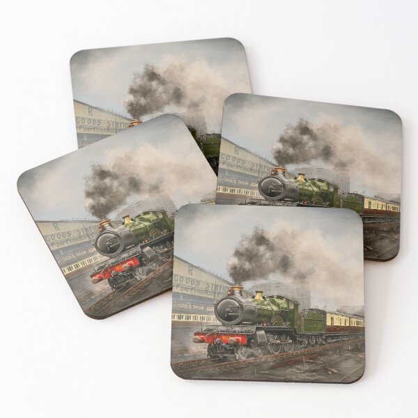 Item preview,  GWR "County of Carnarvon" No.3823 leaving Paddington designed and sold by Rasendyll.