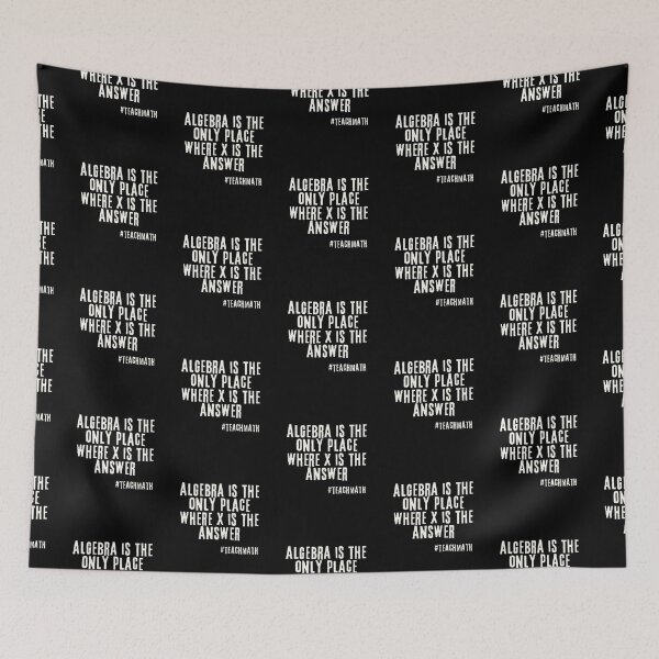 Item preview, Math Teacher Quote  designed and sold by superteachers.