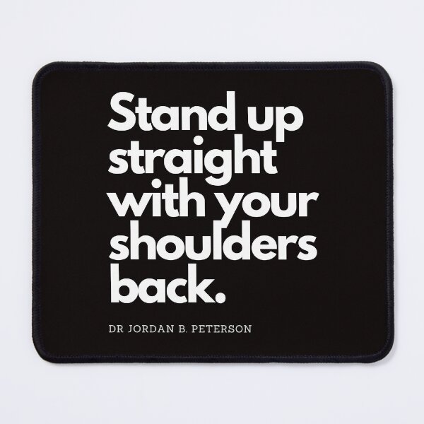 Item preview, Copy of Stand up straight - Jordan Peterson 12 rules for life Tee designed and sold by RunningJoke.