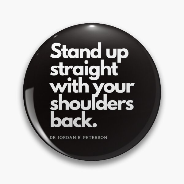 Item preview, Copy of Stand up straight - Jordan Peterson 12 rules for life Tee designed and sold by RunningJoke.