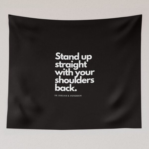 Item preview, Copy of Stand up straight - Jordan Peterson 12 rules for life Tee designed and sold by RunningJoke.