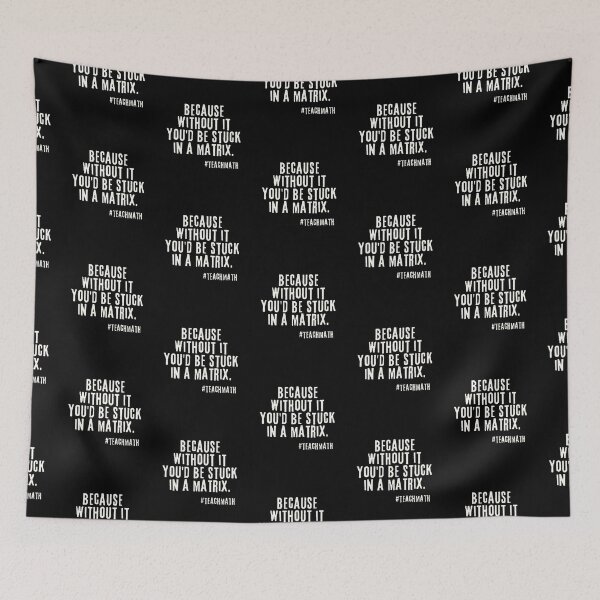 Item preview, Math Teacher Quote  designed and sold by superteachers.