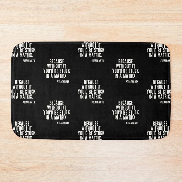Item preview, Math Teacher Quote  designed and sold by superteachers.