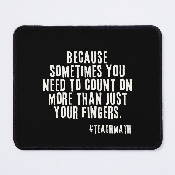 Item preview, Math Teacher Quote  designed and sold by superteachers.