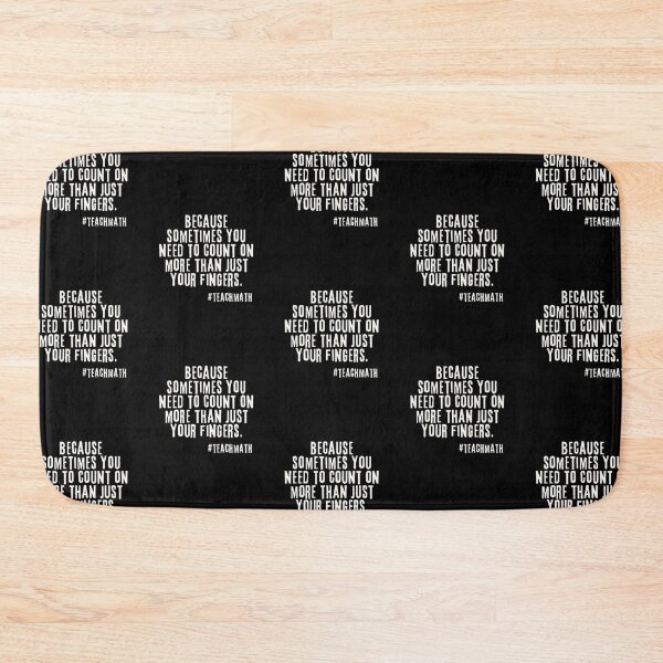 Item preview, Math Teacher Quote  designed and sold by superteachers.