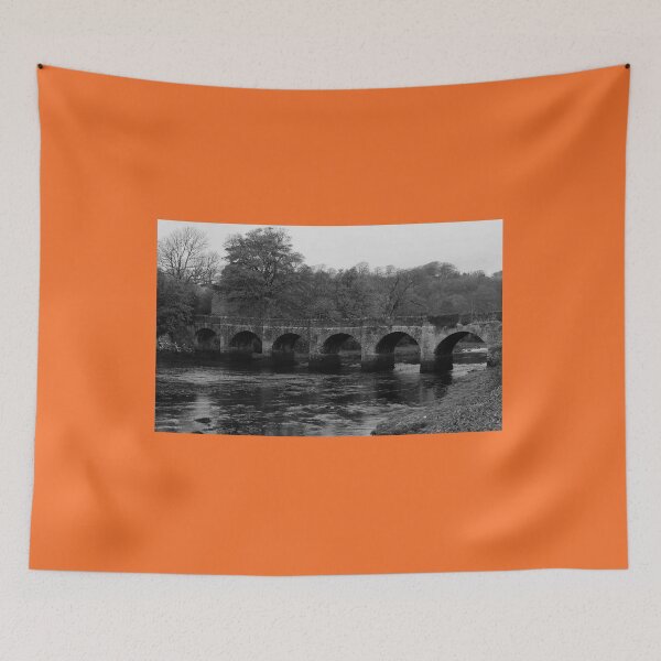 Item preview, Castle Bridge Buncrana Donegal Ireland Black and white designed and sold by eddiebarronshop.