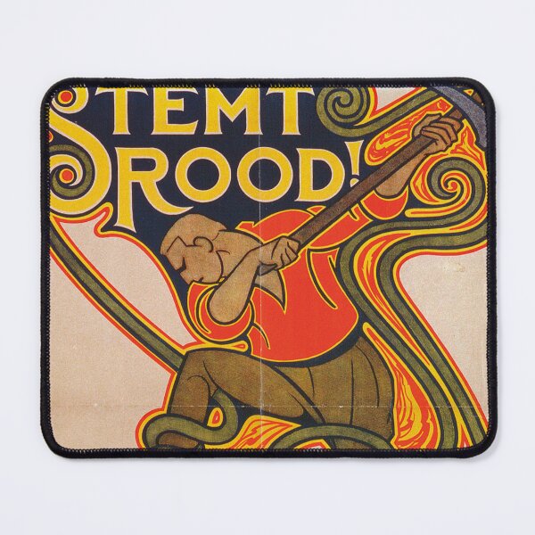 Item preview, Old Dutch socialist poster designed and sold by RedRosaShop.