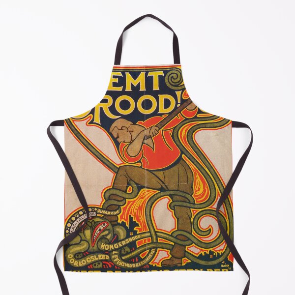 Item preview, Old Dutch socialist poster designed and sold by RedRosaShop.