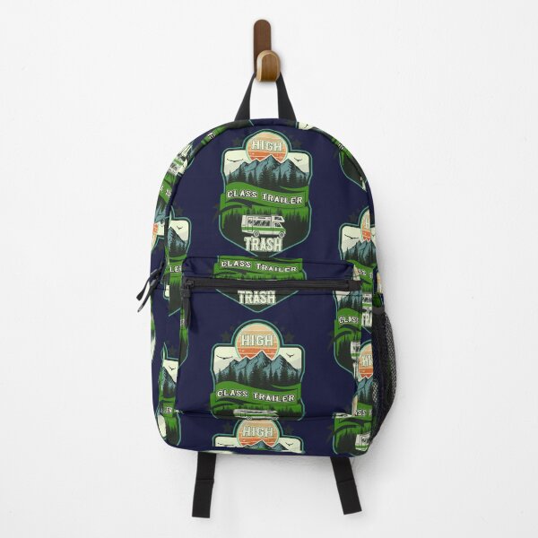 Item preview, High class trailer trash, RV Camping Club vintage funny , retro landscape RV camping designed and sold by HomeCoquette.