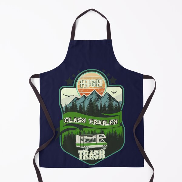 Item preview, High class trailer trash, RV Camping Club vintage funny , retro landscape RV camping designed and sold by HomeCoquette.
