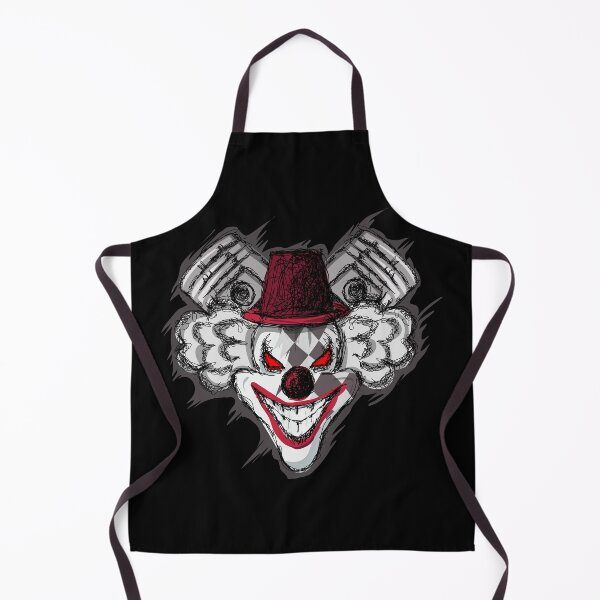 Item preview, Clown piston drawing illustration with scrible art designed and sold by KondeHipe.