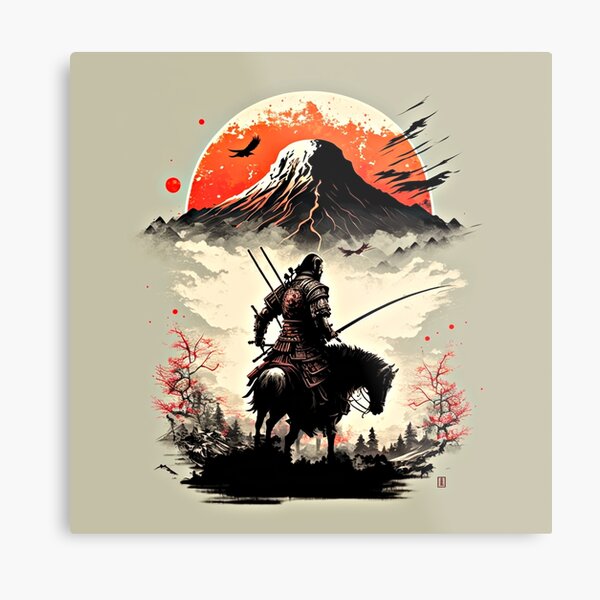 Aperçu de l'œuvre Samouraï à cheval créée et vendue par SenseOfAwe.