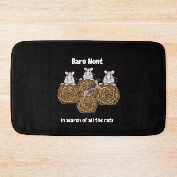 Item preview, Funny Barn Hunt - in search of all the rats with an American Hairless Terrier designed and sold by Just4doglovers.