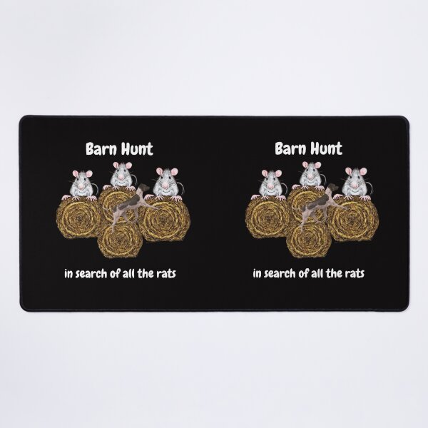 Item preview, Funny Barn Hunt - in search of all the rats with an American Hairless Terrier designed and sold by Just4doglovers.