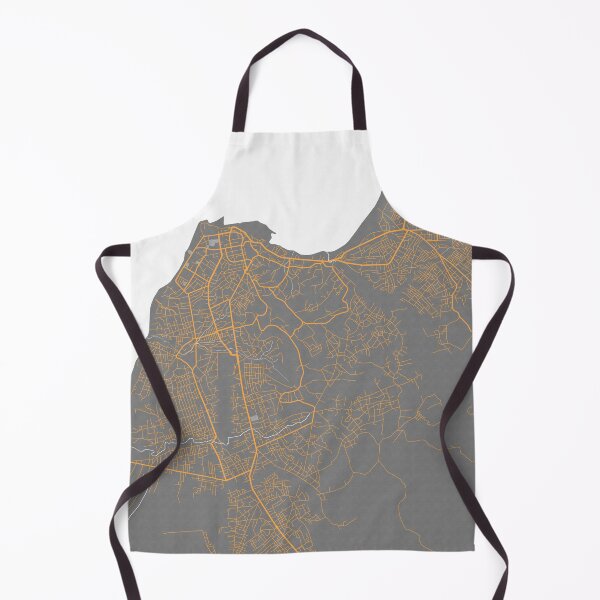 Item preview, Cabinda City Map of Angola - Bauhaus designed and sold by deMAP.