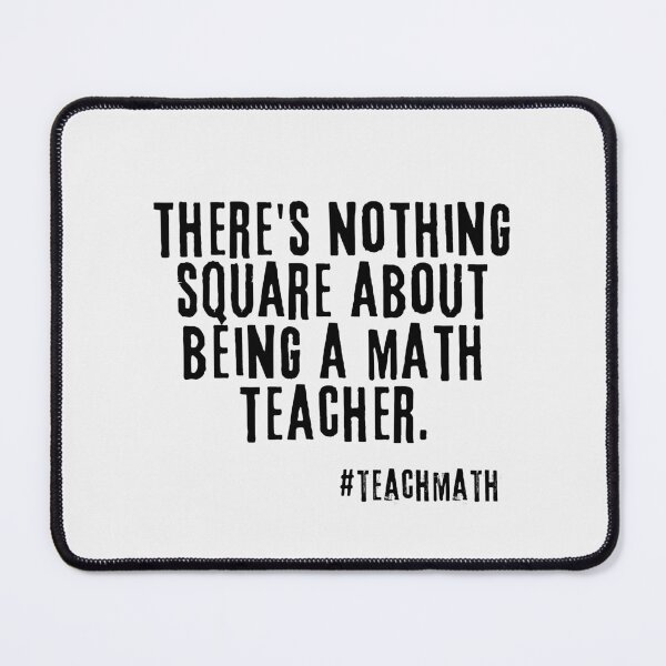 Item preview, Math Teacher Quote  designed and sold by superteachers.