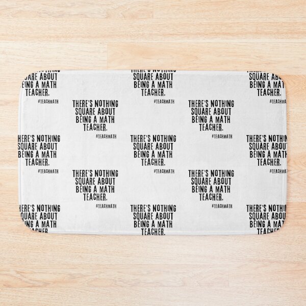 Item preview, Math Teacher Quote  designed and sold by superteachers.