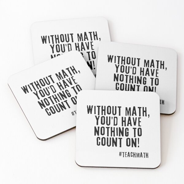 Item preview, Math Teacher Quote  designed and sold by superteachers.