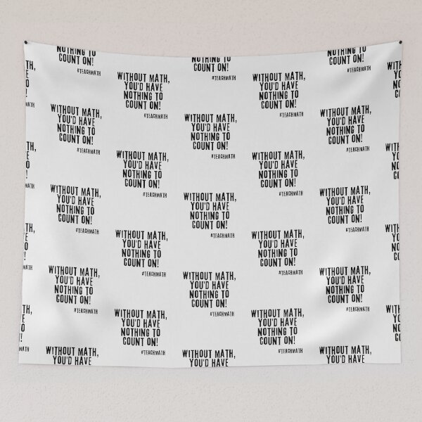 Item preview, Math Teacher Quote  designed and sold by superteachers.
