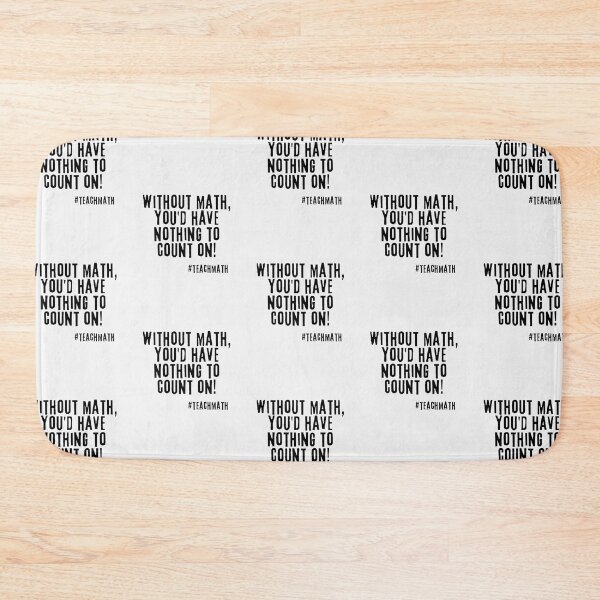 Item preview, Math Teacher Quote  designed and sold by superteachers.