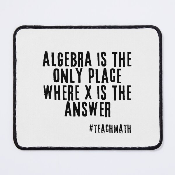 Item preview, Math Teacher Quote  designed and sold by superteachers.