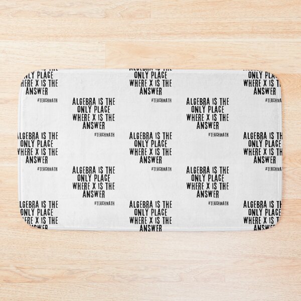 Item preview, Math Teacher Quote  designed and sold by superteachers.