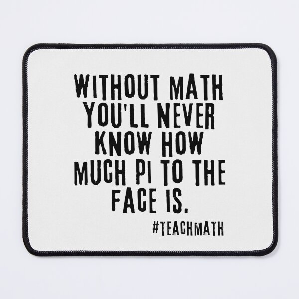 Item preview, Math Teacher Quote  designed and sold by superteachers.