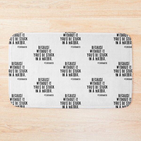 Item preview, Math Teacher Quote  designed and sold by superteachers.