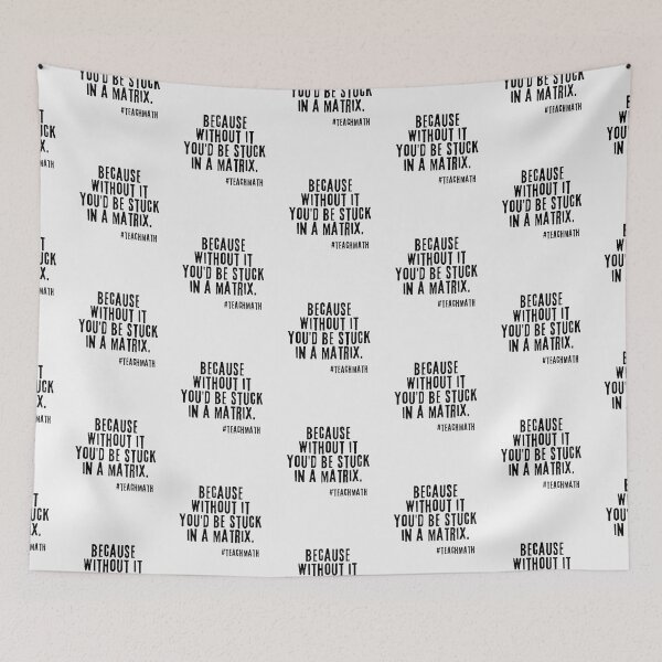 Item preview, Math Teacher Quote  designed and sold by superteachers.