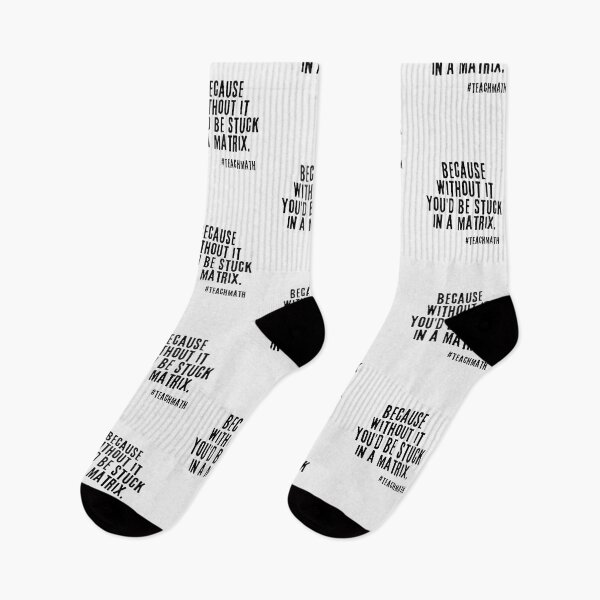 Item preview, Math Teacher Quote  designed and sold by superteachers.