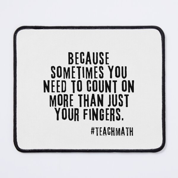 Item preview, Math Teacher Quote  designed and sold by superteachers.