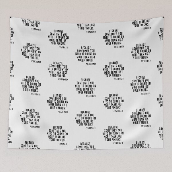 Item preview, Math Teacher Quote  designed and sold by superteachers.