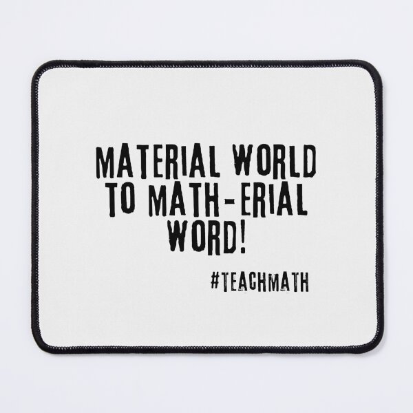 Item preview, Math Teacher Quote  designed and sold by superteachers.