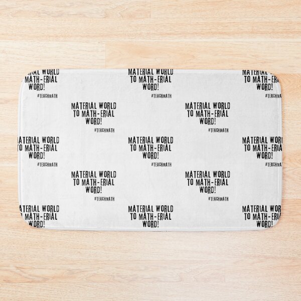 Item preview, Math Teacher Quote  designed and sold by superteachers.